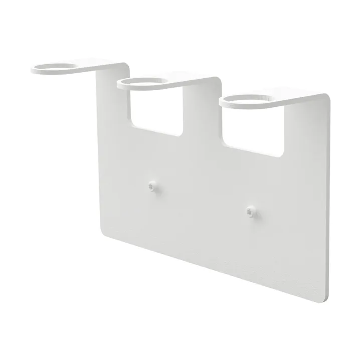 Nichba porte-savon - Blanc, triple - Nichba