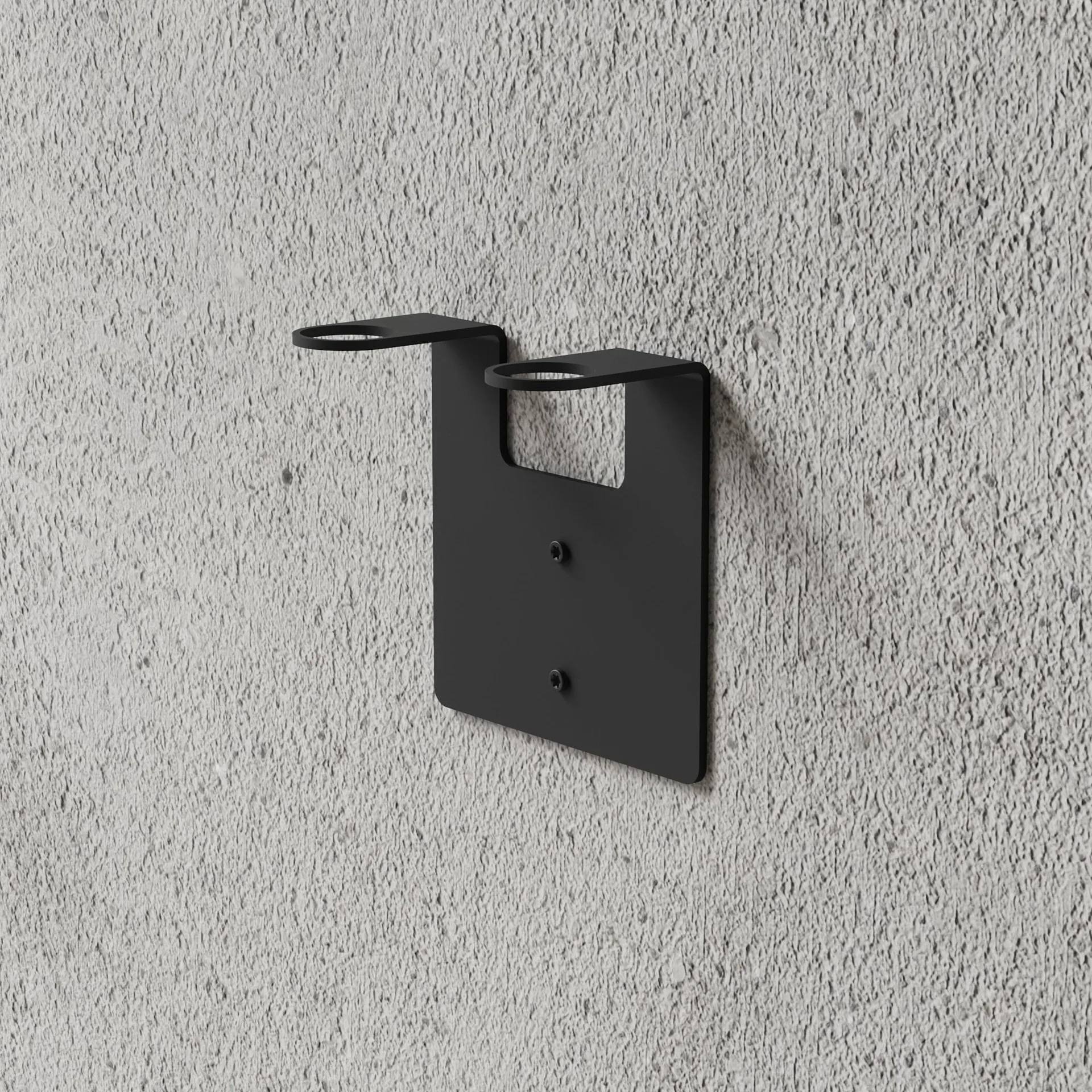 Nichba porte-savon, Noir, double Nichba