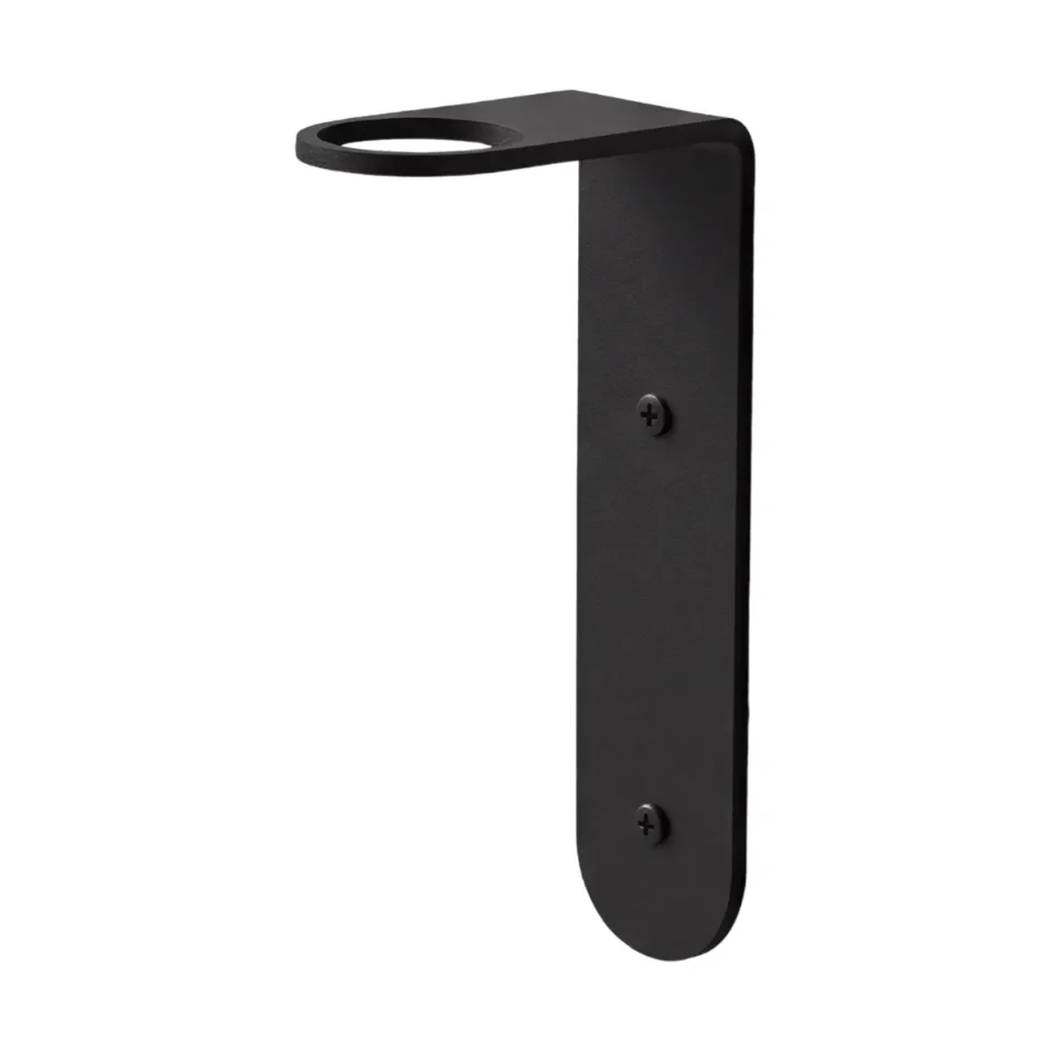 Nichba porte-savon, Noir, simple Nichba