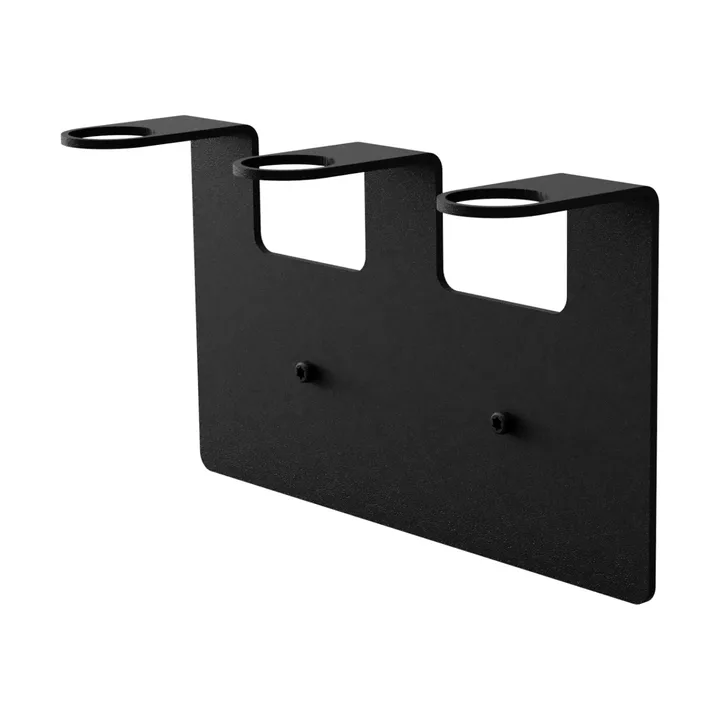 Nichba porte-savon - Noir, triple - Nichba