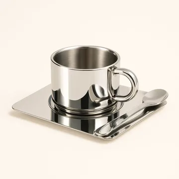 Nichba trio tasse - Acier inoxydable - Nichba
