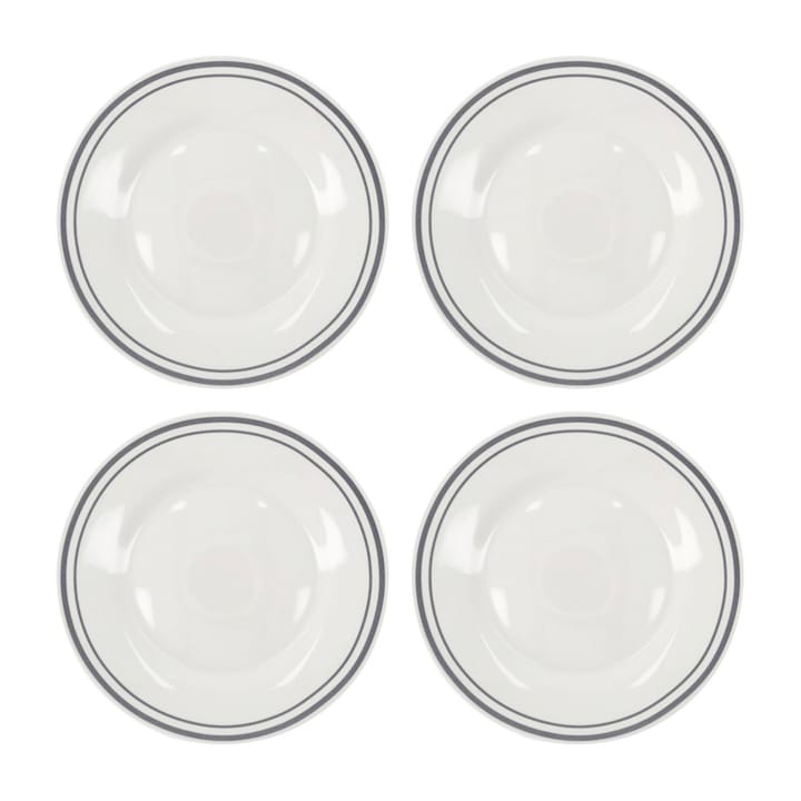 Assiette Bistro Ø23 cm Lot de 4 - Gris - Nicolas Vahé