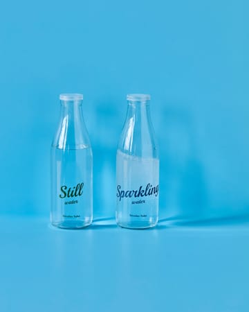 Bouteille avec bouchon 1 L, 2 pièces - Plate eau tranquille-gazeuse - Nicolas Vahé
