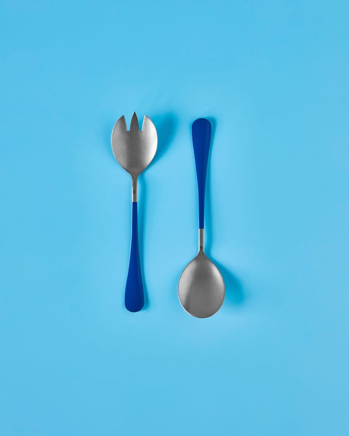 Couverts à salade Nicolas Vahé, 2 pièces, Bleu Nicolas Vahé