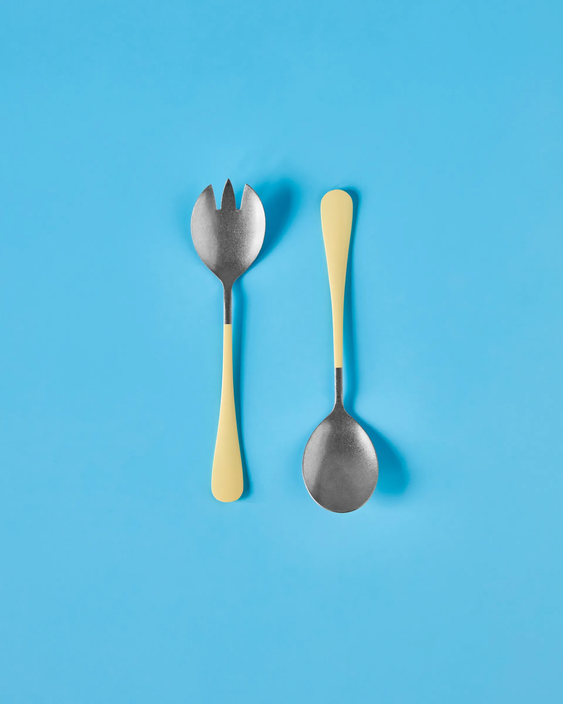 Couverts à salade Nicolas Vahé, 2 pièces, Jaune Nicolas Vahé