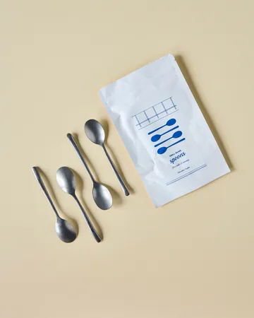 Cuillère à thé Nicolas Vahé, lot de 4 - Finition argentée antique - Nicolas Vahé