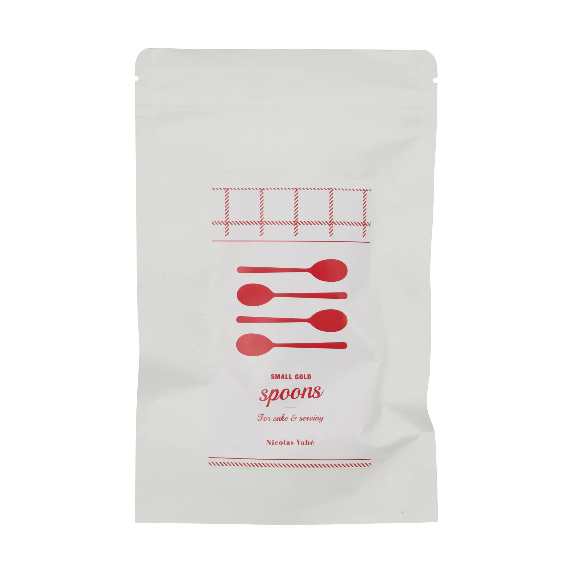 Cuillère à thé Nicolas Vahé, lot de 4, Finition dorée antique Nicolas Vahé