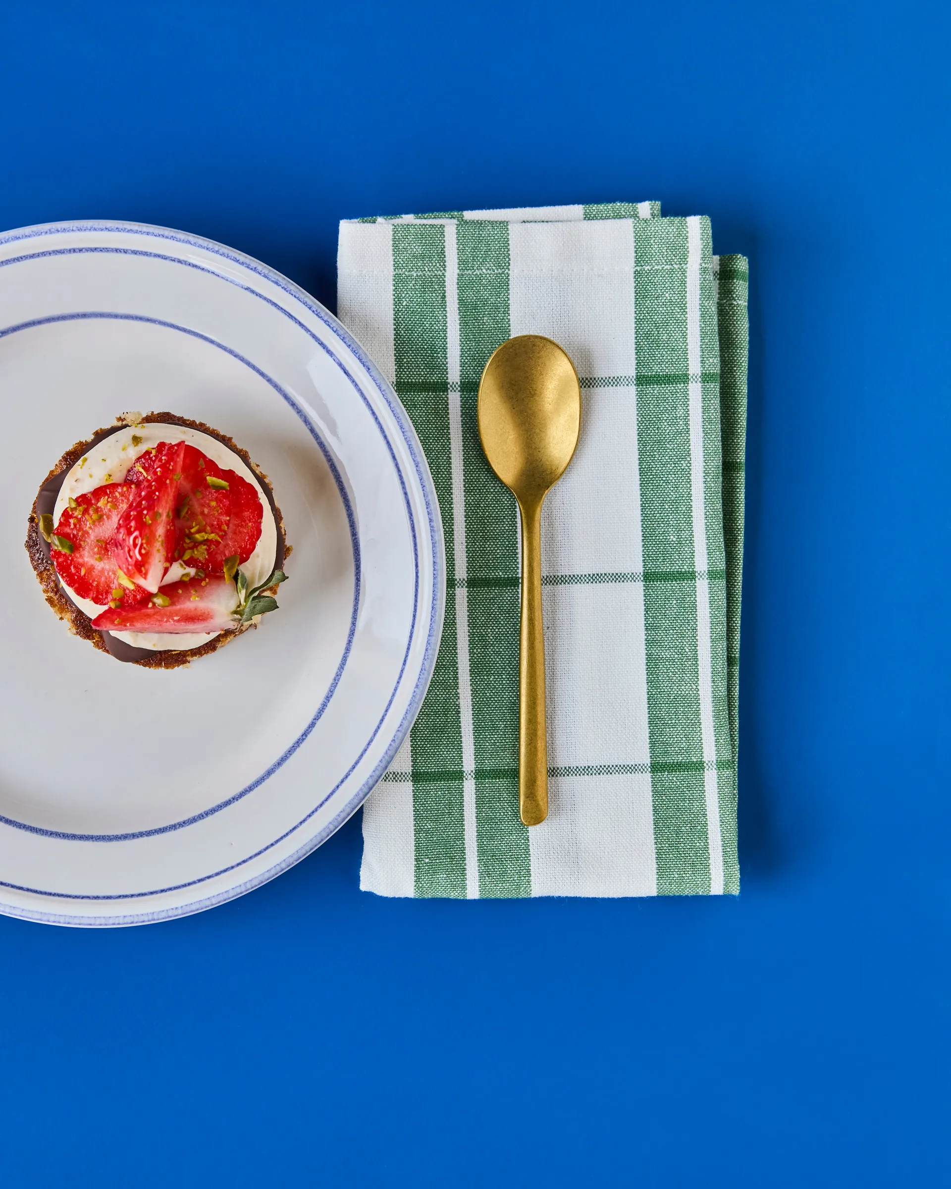 Cuillère à thé Nicolas Vahé, lot de 4, Finition dorée antique Nicolas Vahé