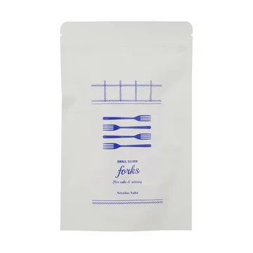 Fourchette à gâteau Nicolas Vahé, lot de 4 - Finition argentée antique - Nicolas Vahé