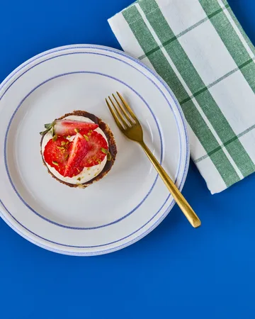 Fourchette à gâteau Nicolas Vahé, lot de 4 - Finition dorée antique - Nicolas Vahé