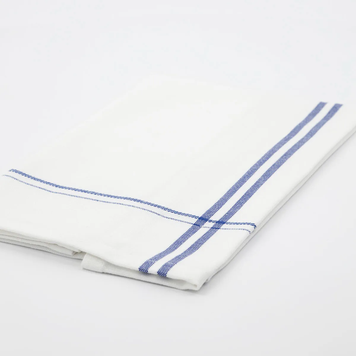 Serviette en tissu Amow 32x52 cm, lot de 4, Blanc-bleu Nicolas Vahé