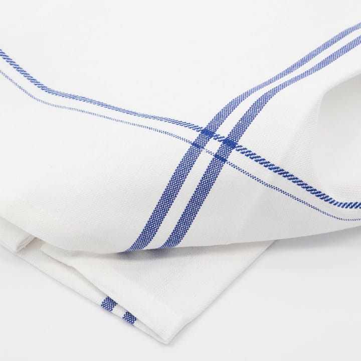 Serviette en tissu Amow 32x52 cm, lot de 4, Blanc-bleu Nicolas Vahé