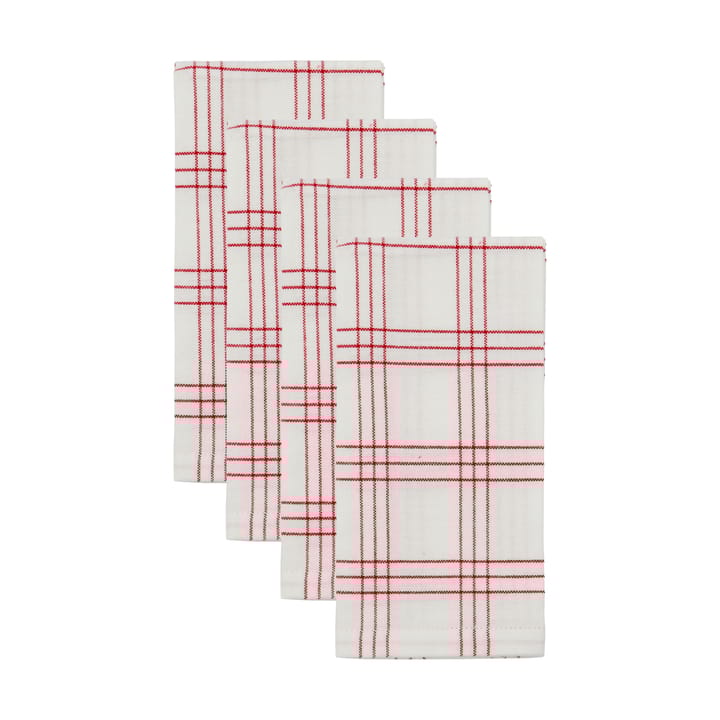 Serviettes en coton Chef, lot de 4 - Rouge - Nicolas Vahé