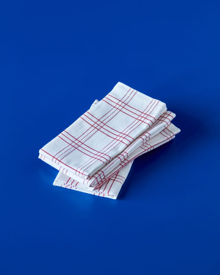 Serviettes en coton Chef, lot de 4, Rouge Nicolas Vahé