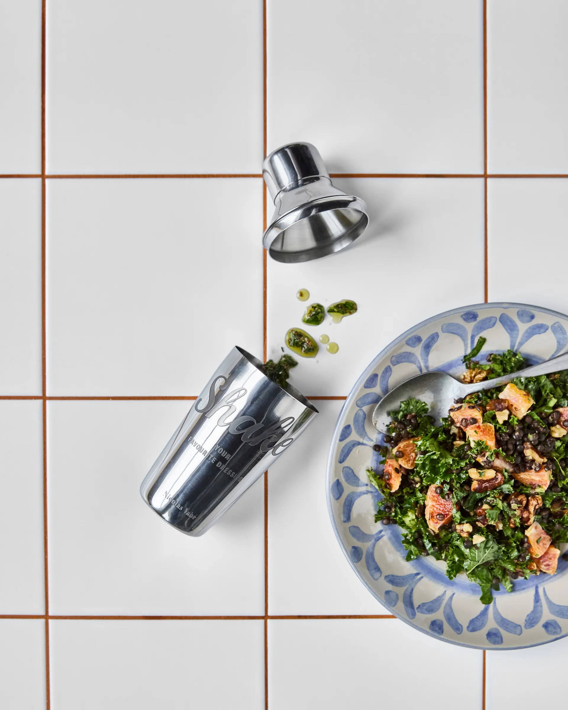 Shaker Nicolas Vahé, Silver finish Nicolas Vahé