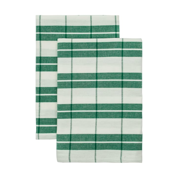 Torchon de cuisine Chef 50x70 cm - Vert-blanc - Nicolas Vahé