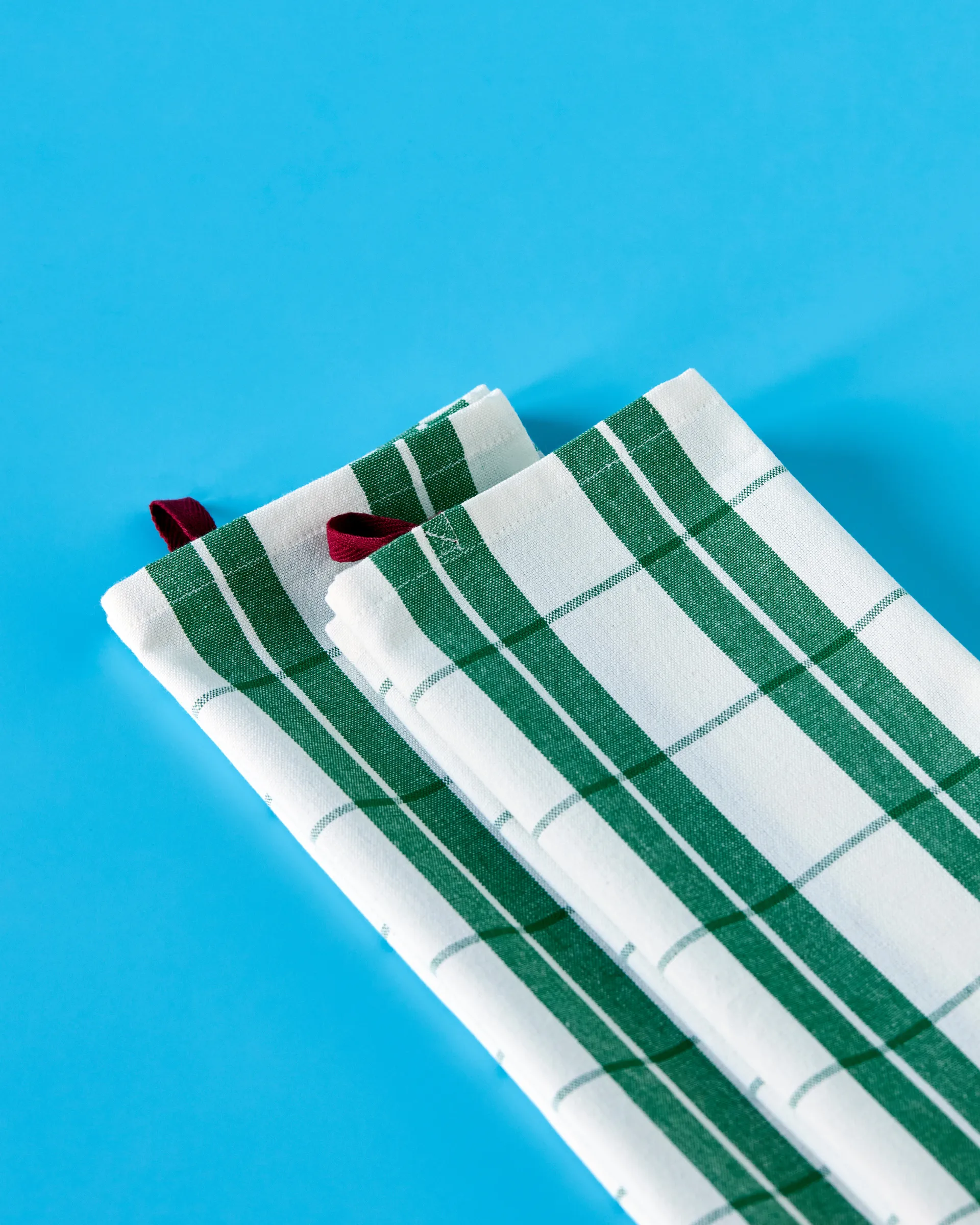 Torchon de cuisine Chef 50x70 cm, Vert-blanc Nicolas Vahé