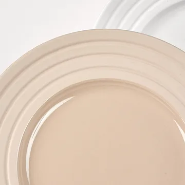 Assiette Lines Ø27 cm - Beige - NJRD