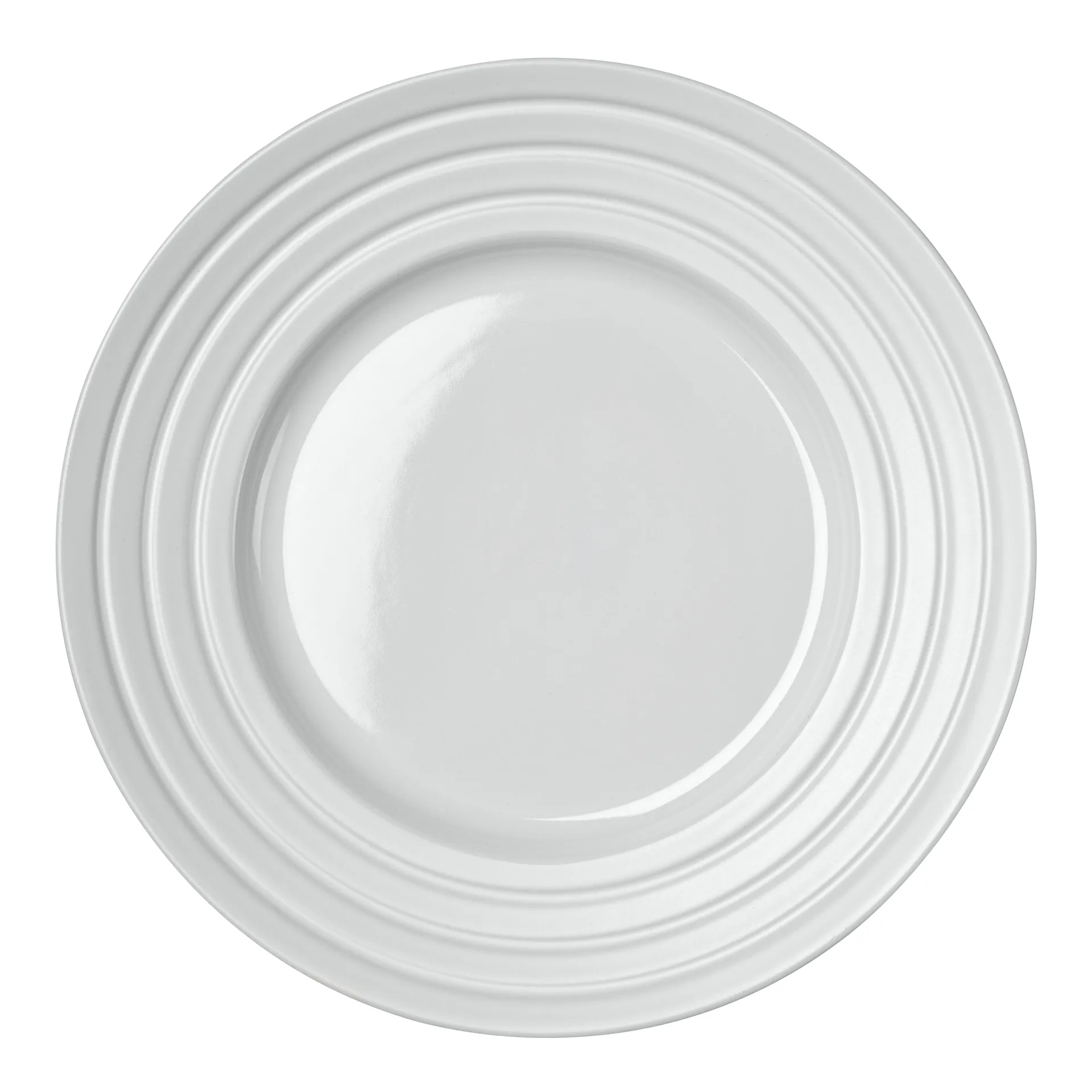 Assiette Lines Ø27 cm, Blanc NJRD