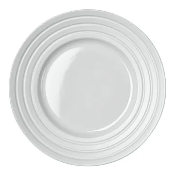 Assiette Lines Ø27 cm - Blanc - NJRD