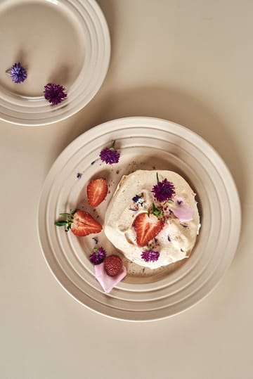 Assiette Lines Ø27 cm Lot de 6 - Beige - NJRD