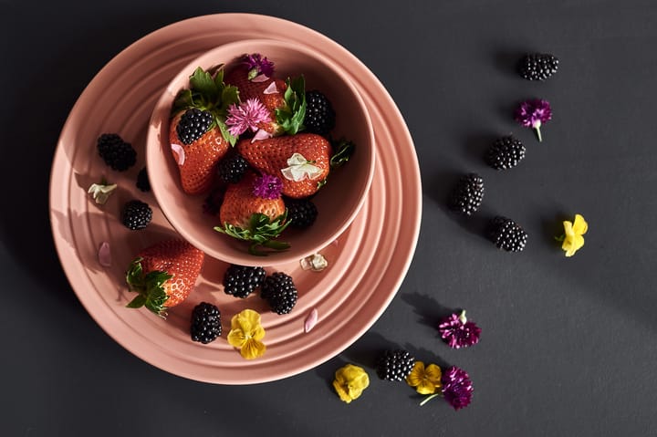 Assiette Lines Ø27 cm, Rose NJRD