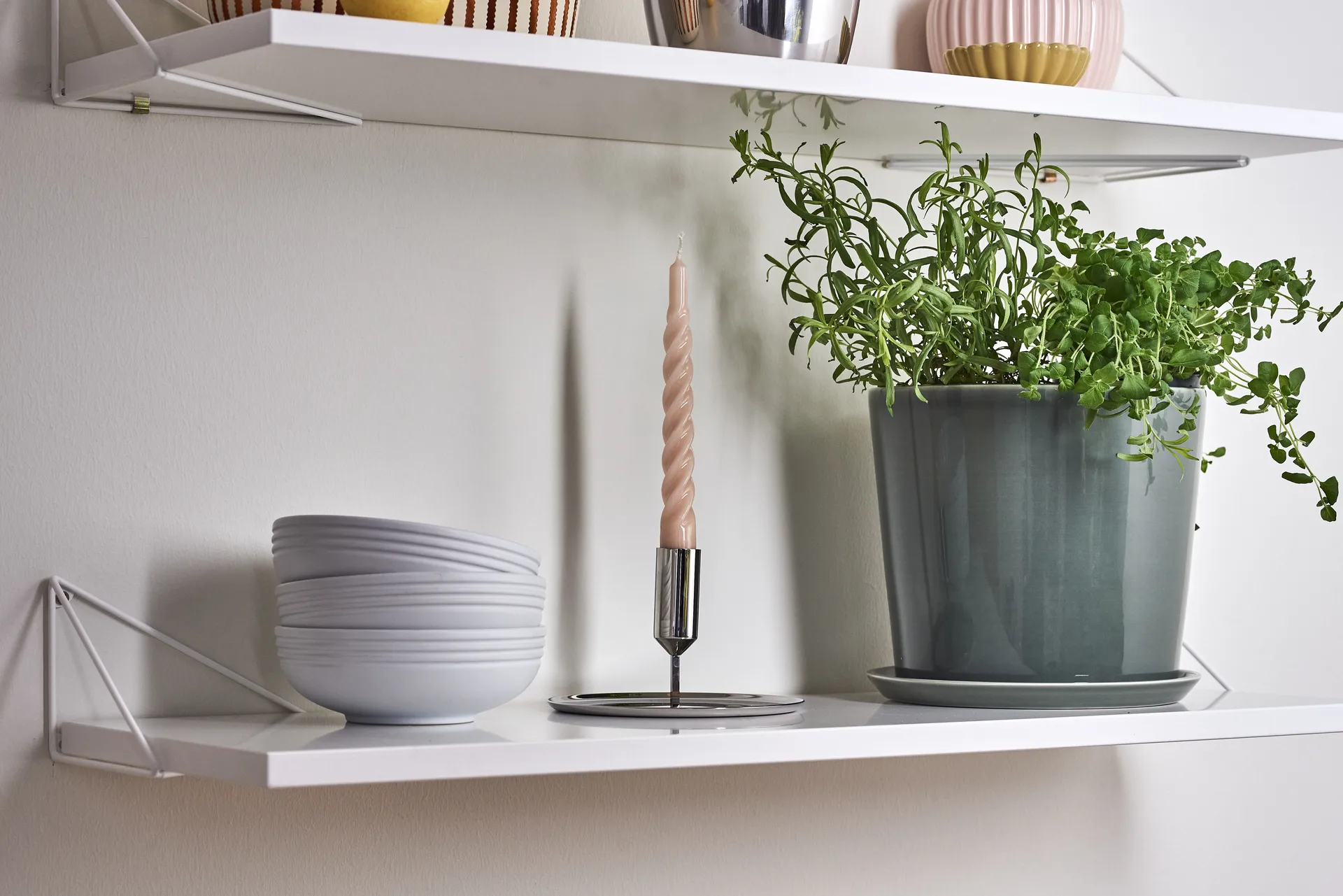 Bol Lines Ø16 cm, Blanc NJRD