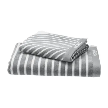 Ensemble de serviettes Stripes 4 pièces - Gris - NJRD