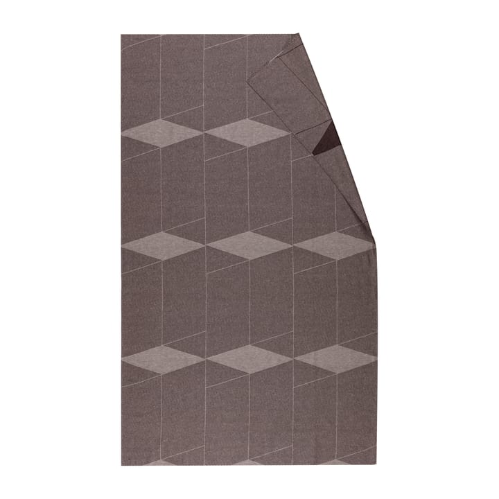 Nappe Geometric 147x250 cm - Marron-blanc - NJRD