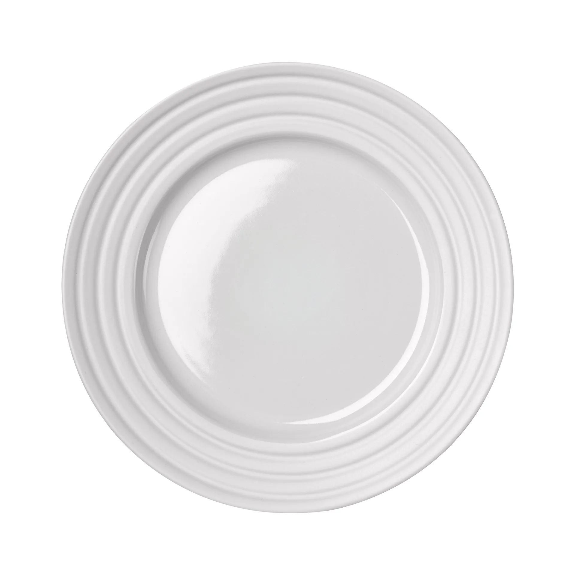 Petite assiette Lines Ø21 cm, Blanc NJRD