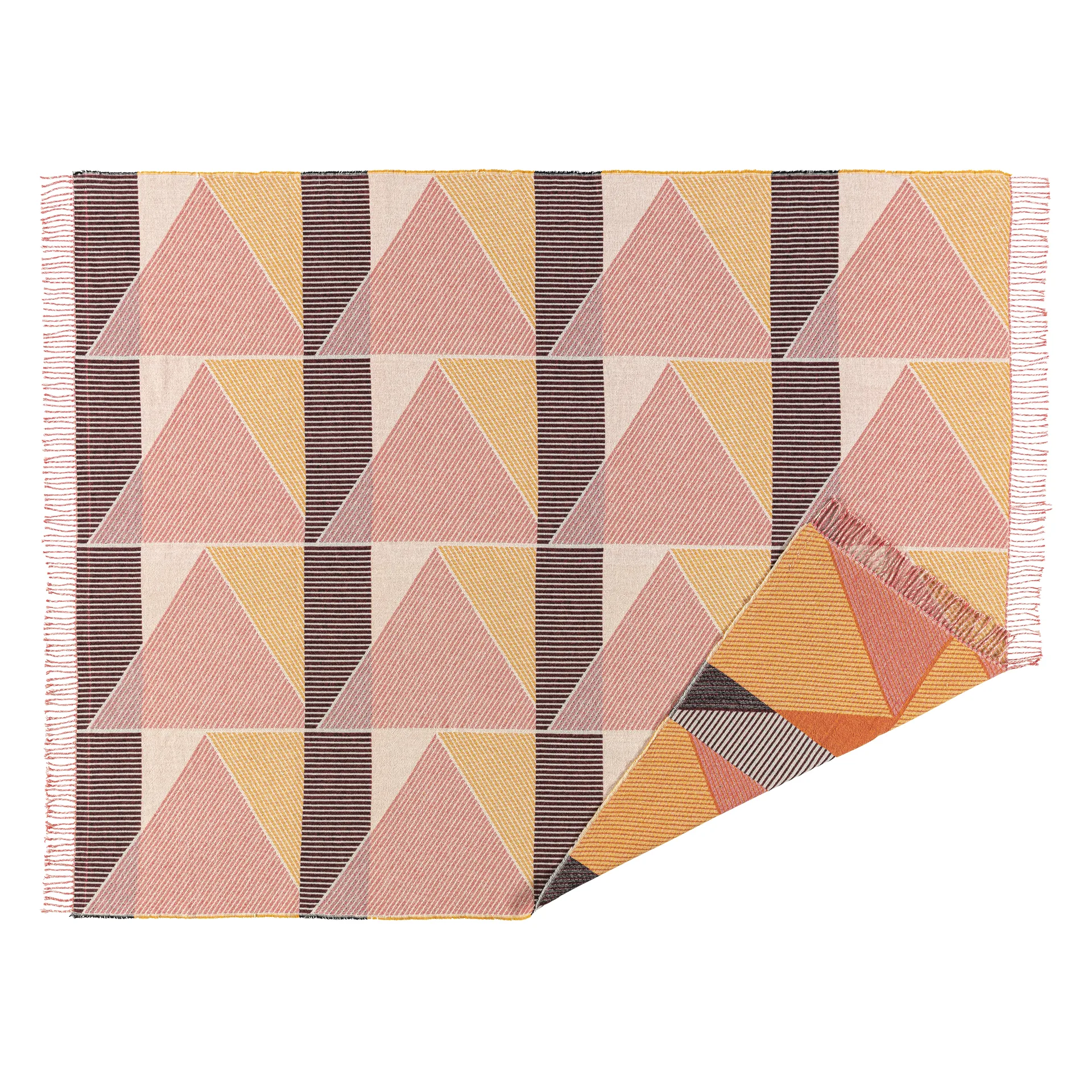 Plaid en coton Metric focus no. 1, Rose NJRD