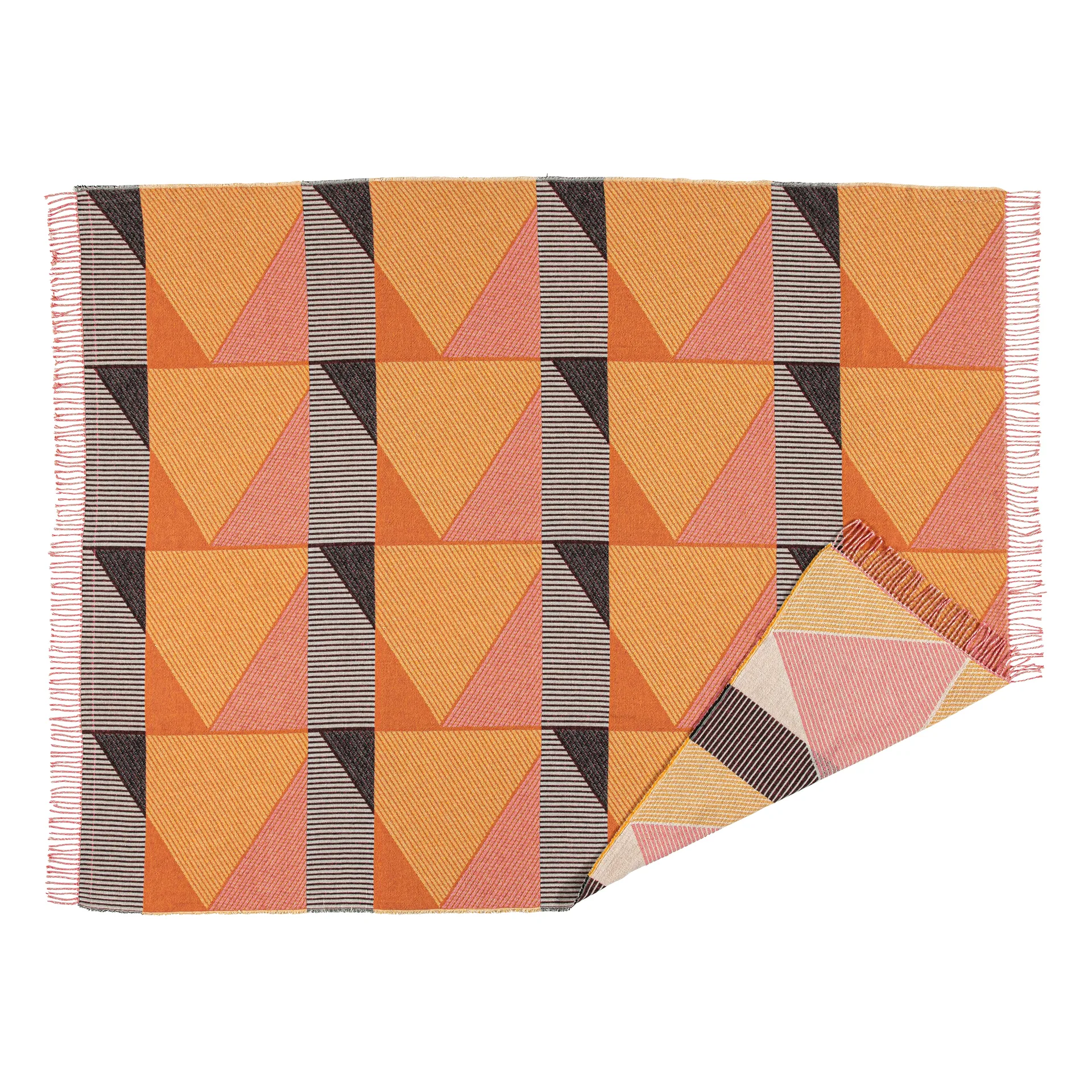 Plaid en coton Metric focus no. 1, Rose NJRD