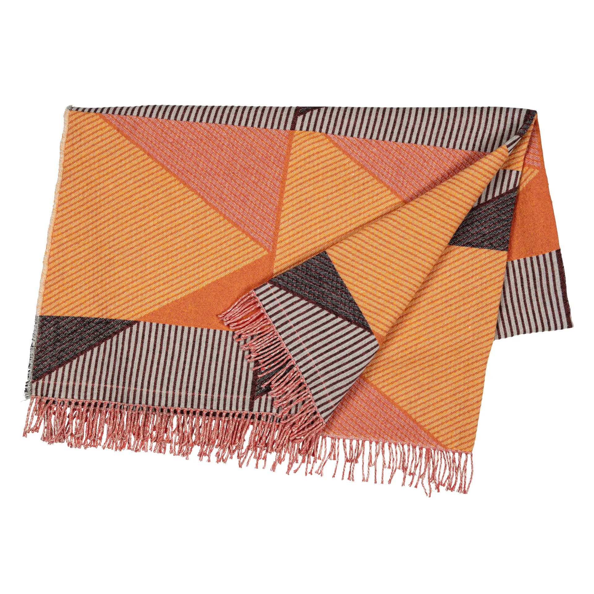 Plaid en coton Metric focus no. 1, Rose NJRD