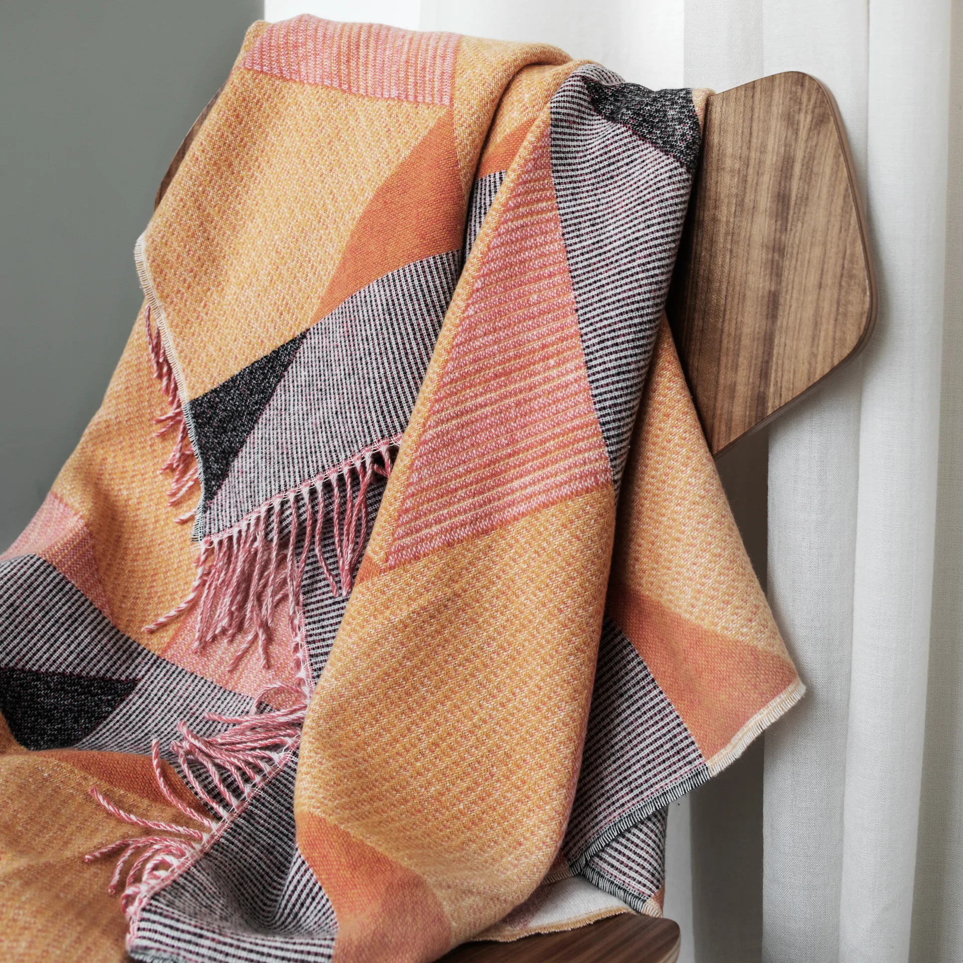 Plaid en coton Metric, Rose NJRD