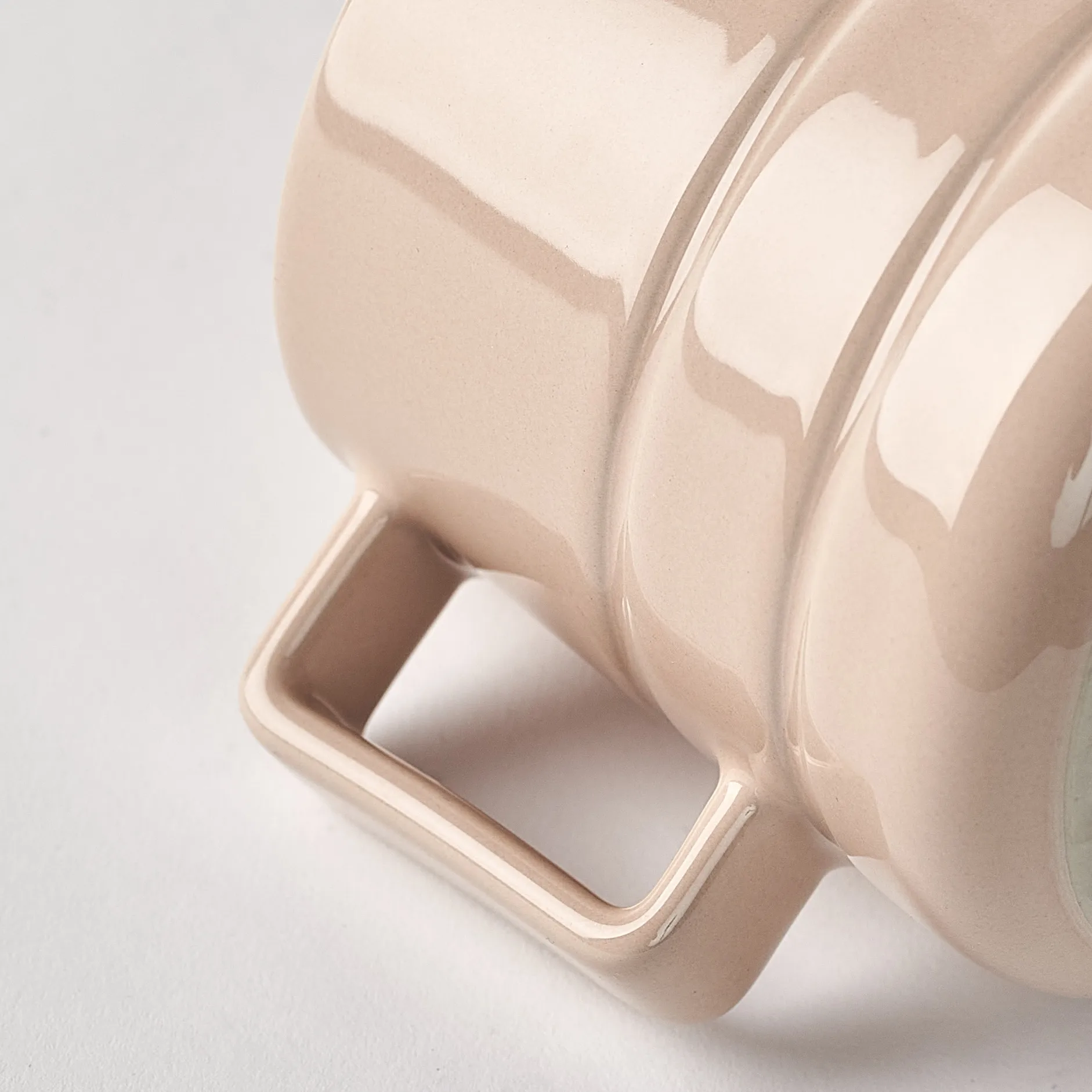 Pot à lait Lines 50 cl, Beige NJRD