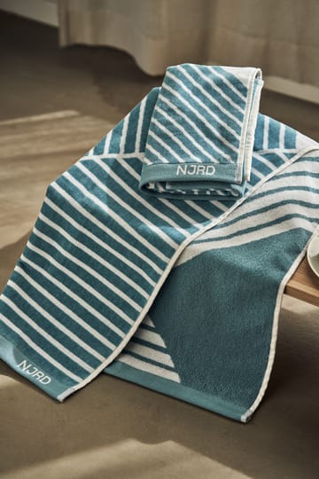 Serviette de bain Stripes 70x140 cm Special Edition 2022 - Turquoise - NJRD