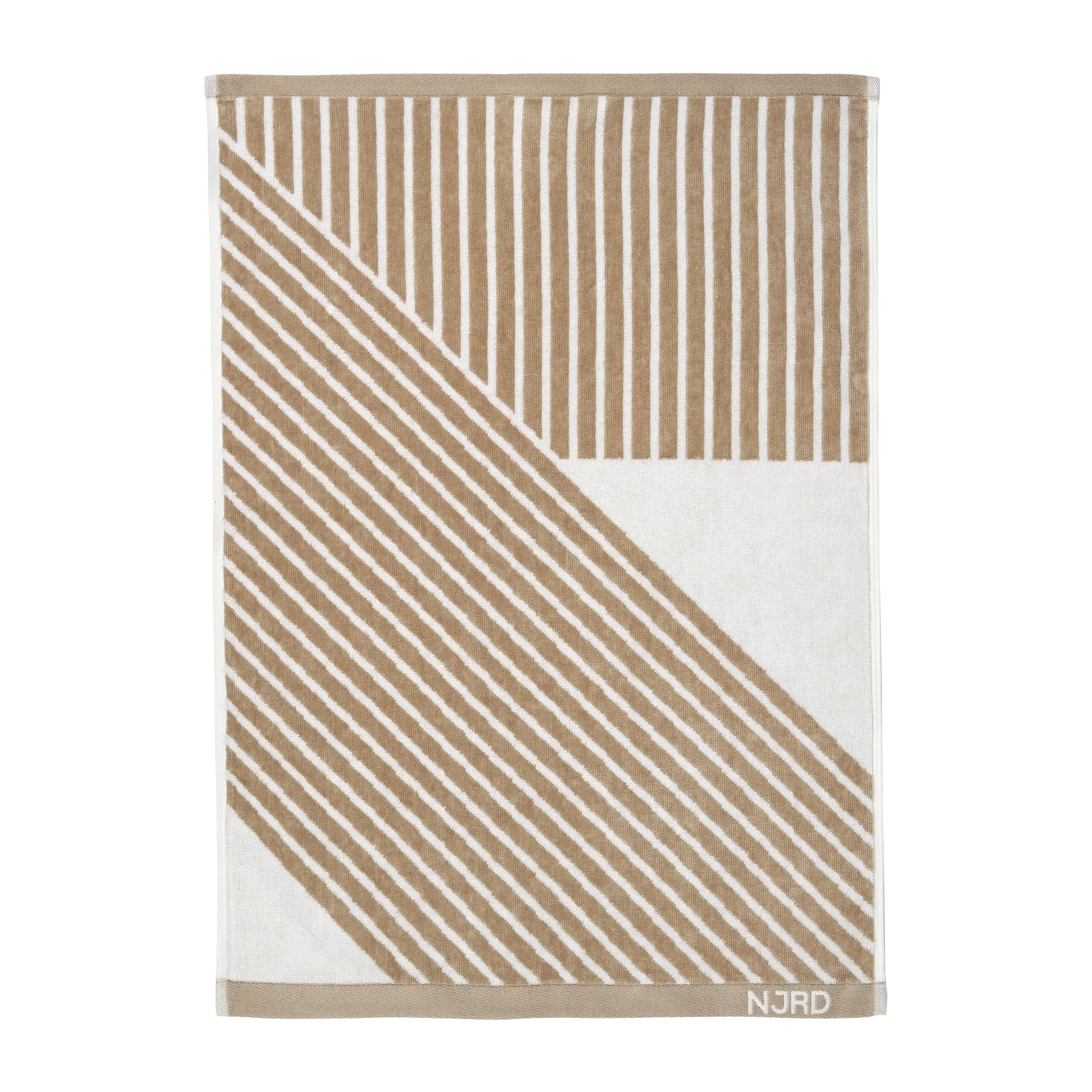 Serviette Stripes 50x70 cm , Beige NJRD