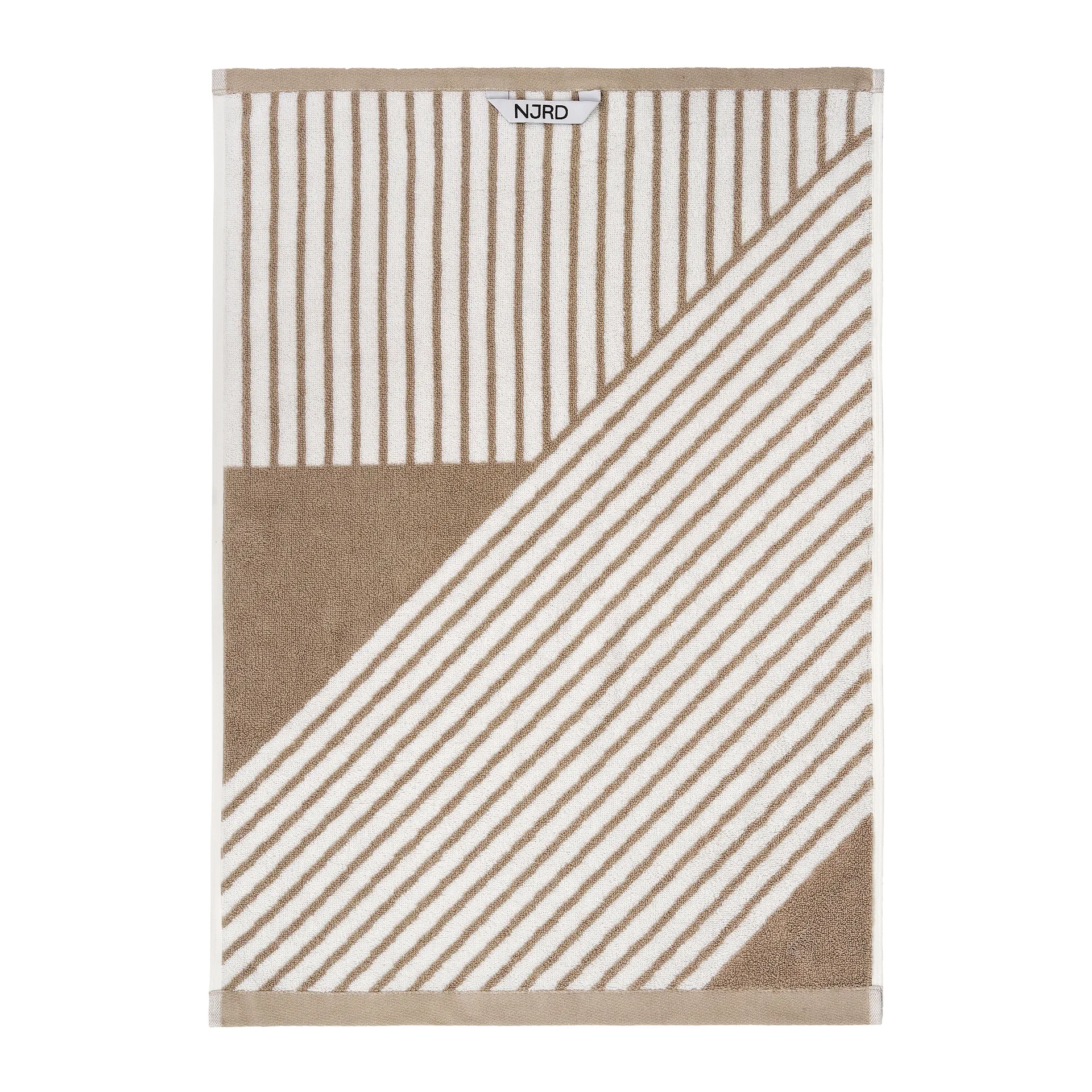 Serviette Stripes 50x70 cm , Beige NJRD