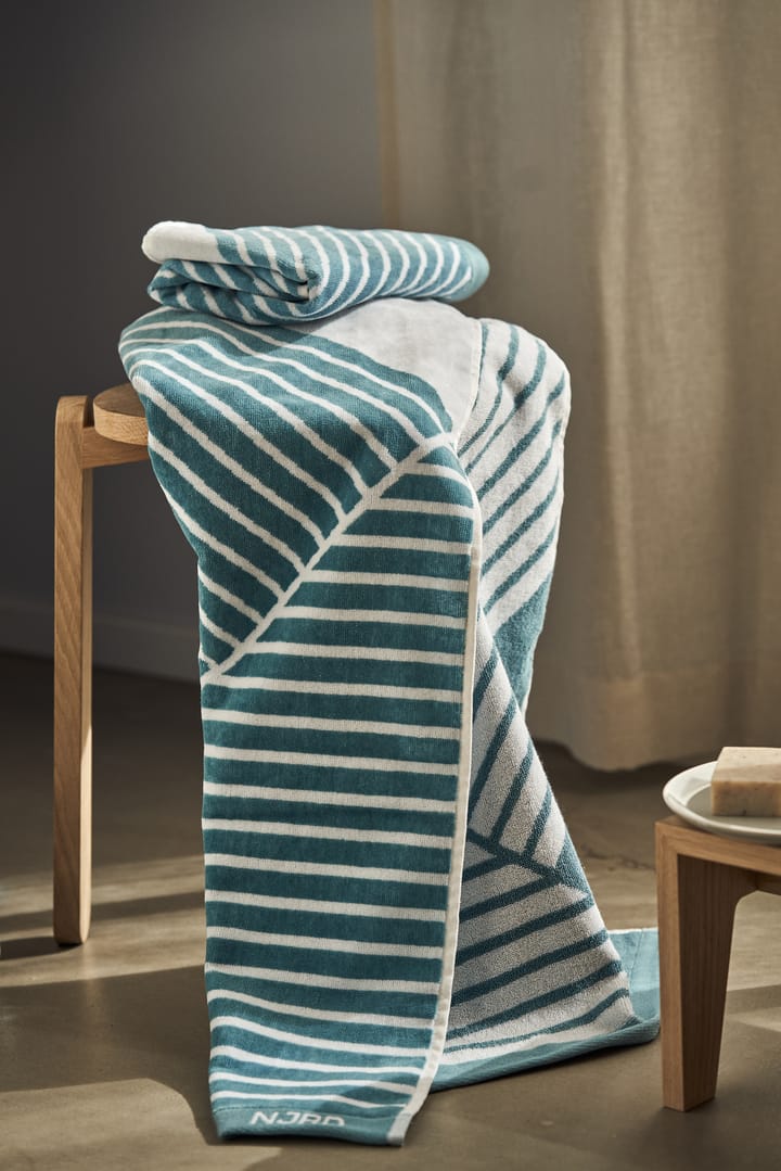 Serviette Stripes 50x70 cm Special Edition 2022 - Turquoise - NJRD