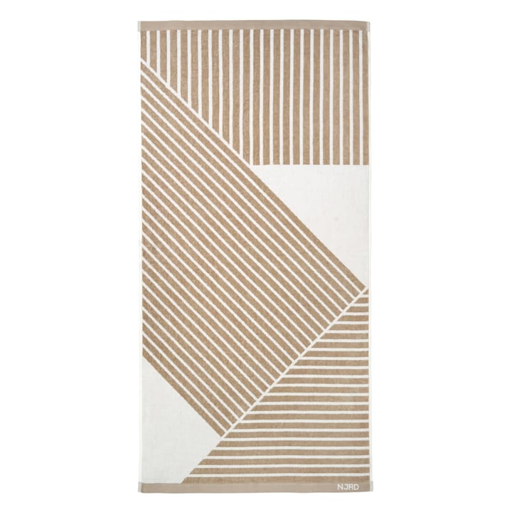 Serviette Stripes 70x140 cm  - Beige - NJRD