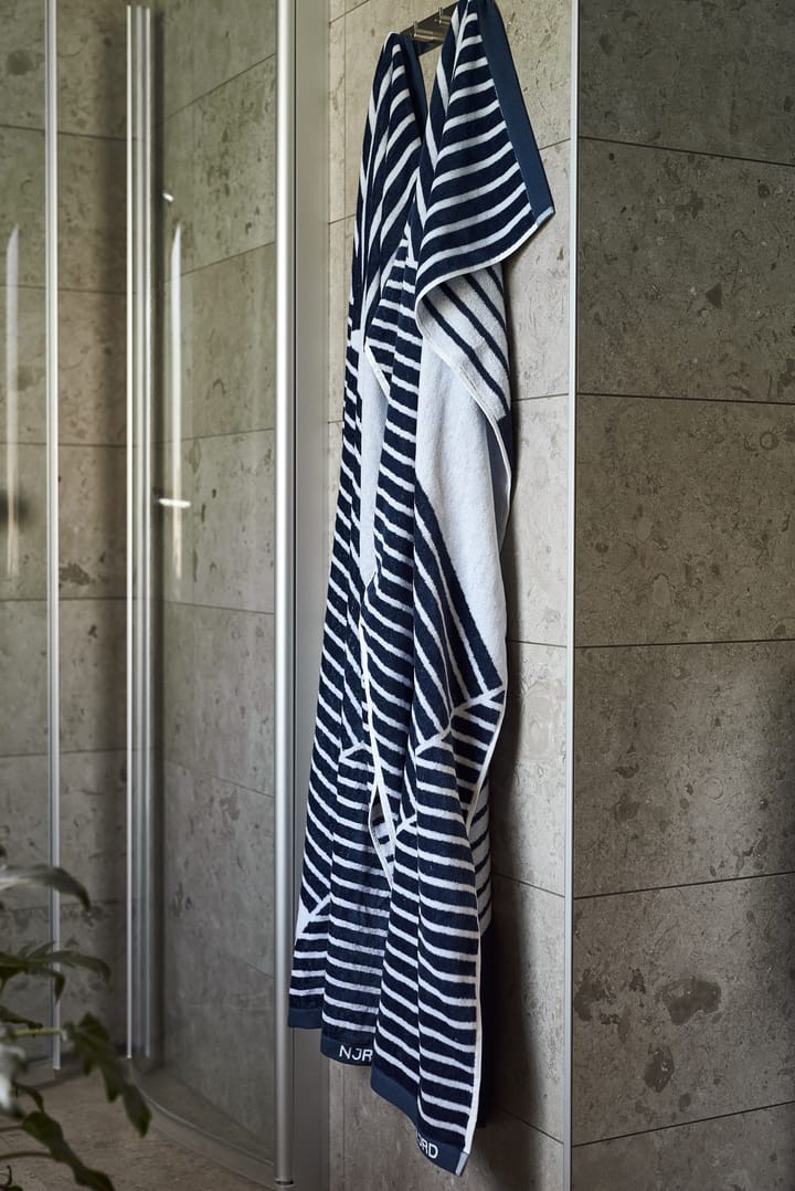 Serviette Stripes 70x140 cm  - Bleu - NJRD