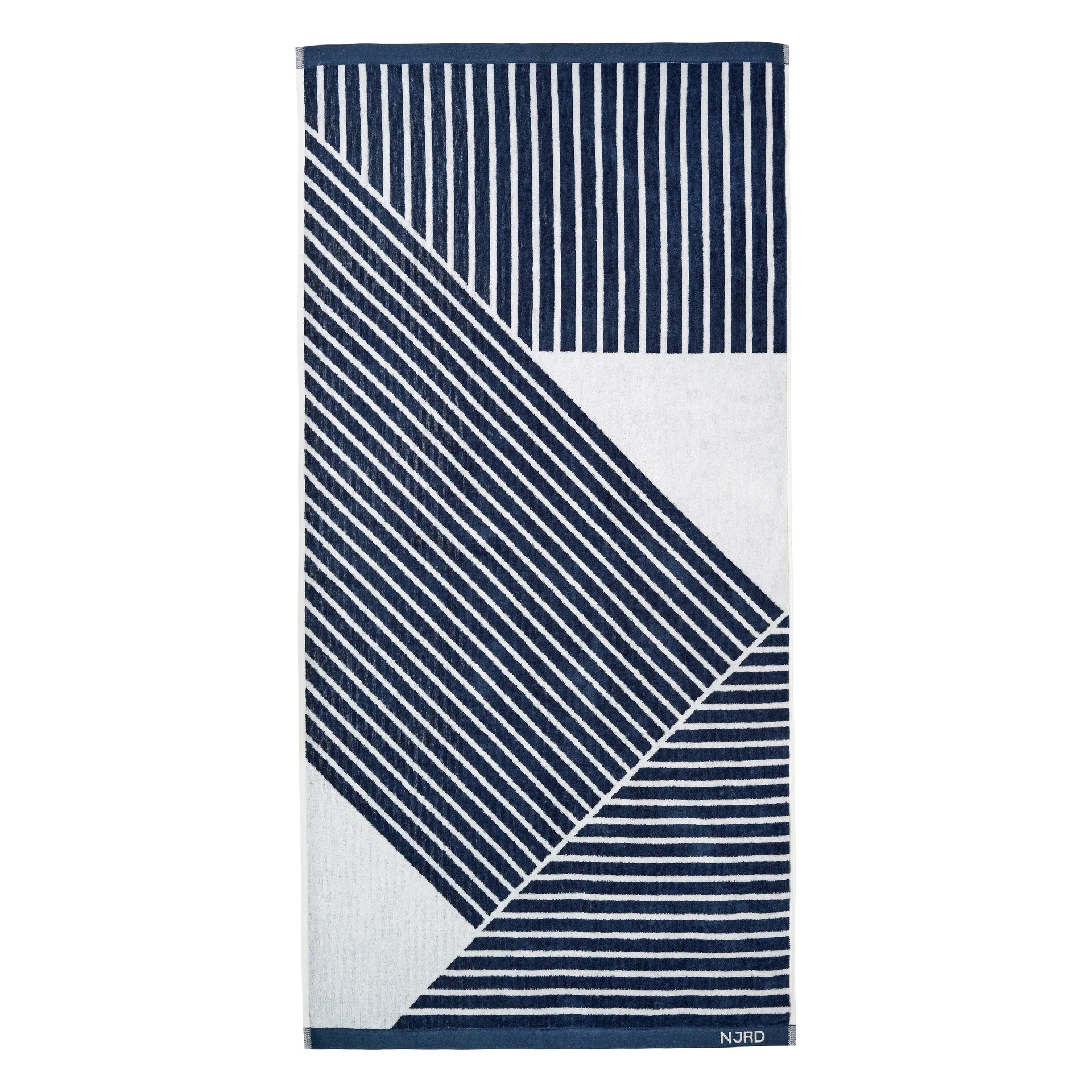 Serviette Stripes 70x140 cm , Bleu NJRD