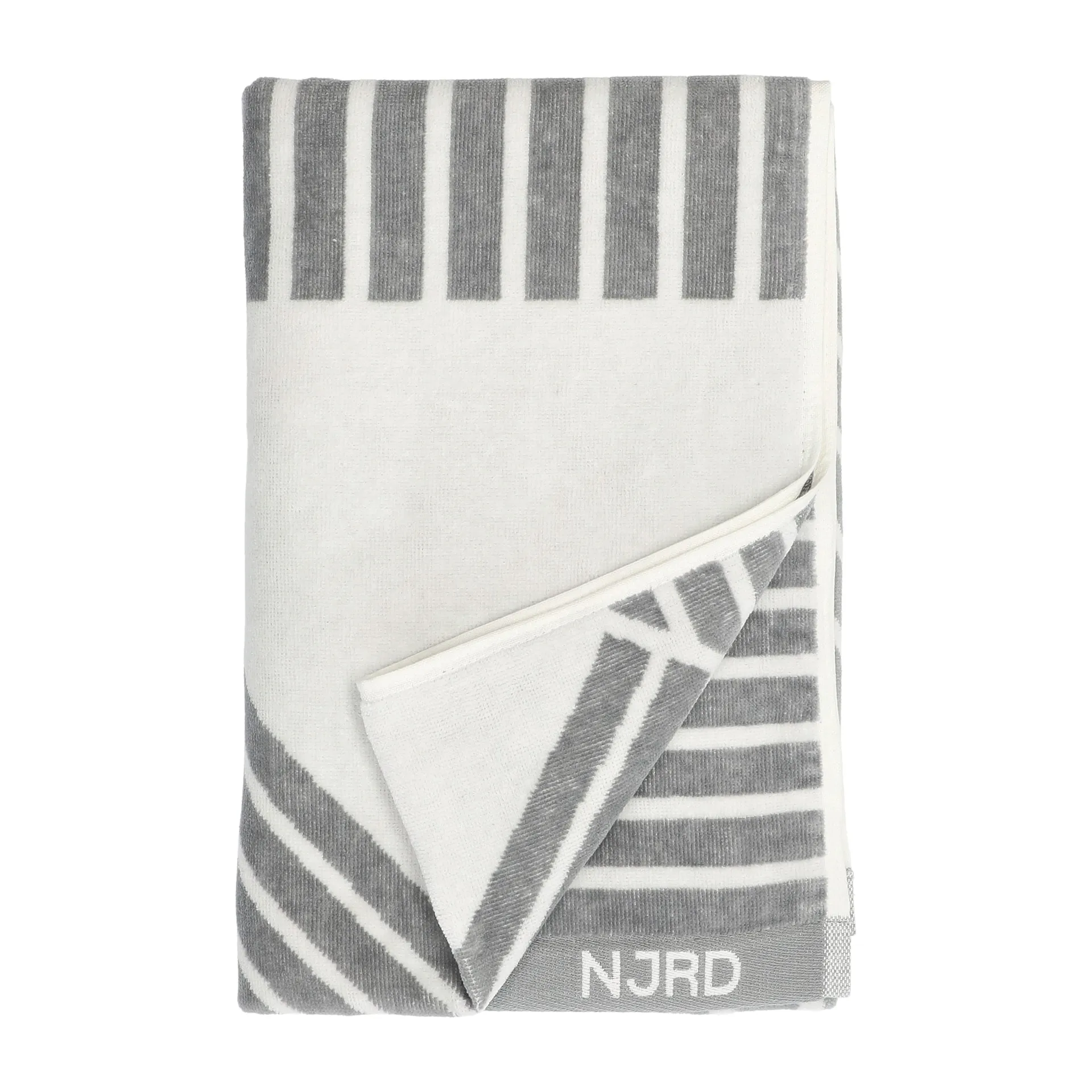 Serviette Stripes 70x140 cm , Gris NJRD