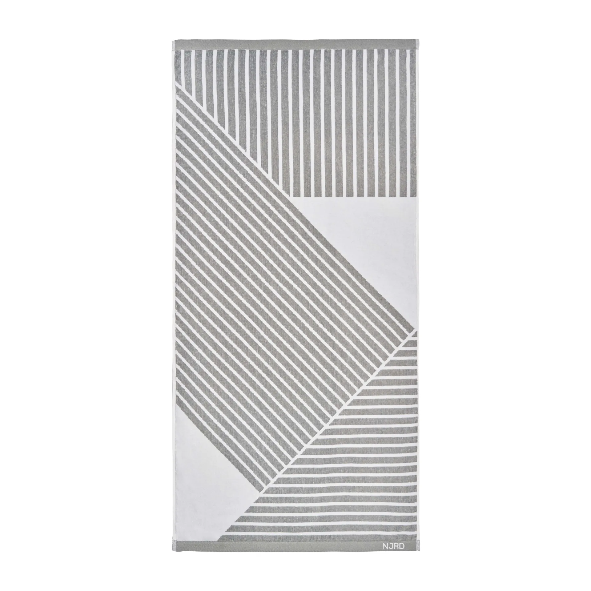 Serviette Stripes 70x140 cm , Gris NJRD