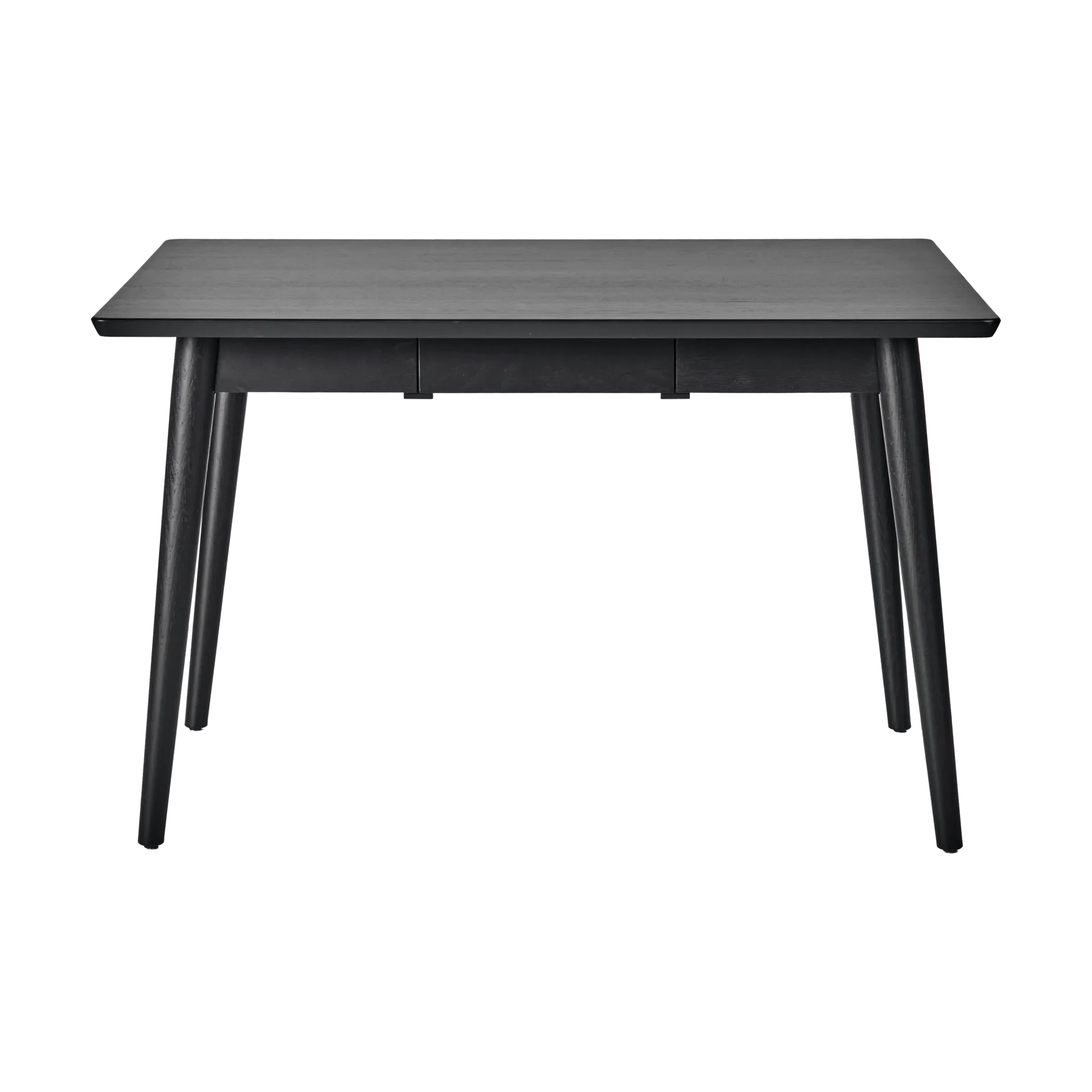 Table à manger VIOR 90x120 cm, Chêne laqué noir NJRD