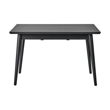 Table à manger VIOR 90x120 cm - Chêne laqué noir - NJRD