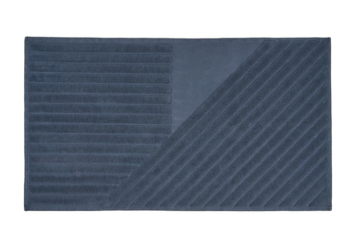 Tapis de salle de bain Stripes 50x90 cm - Bleu - NJRD