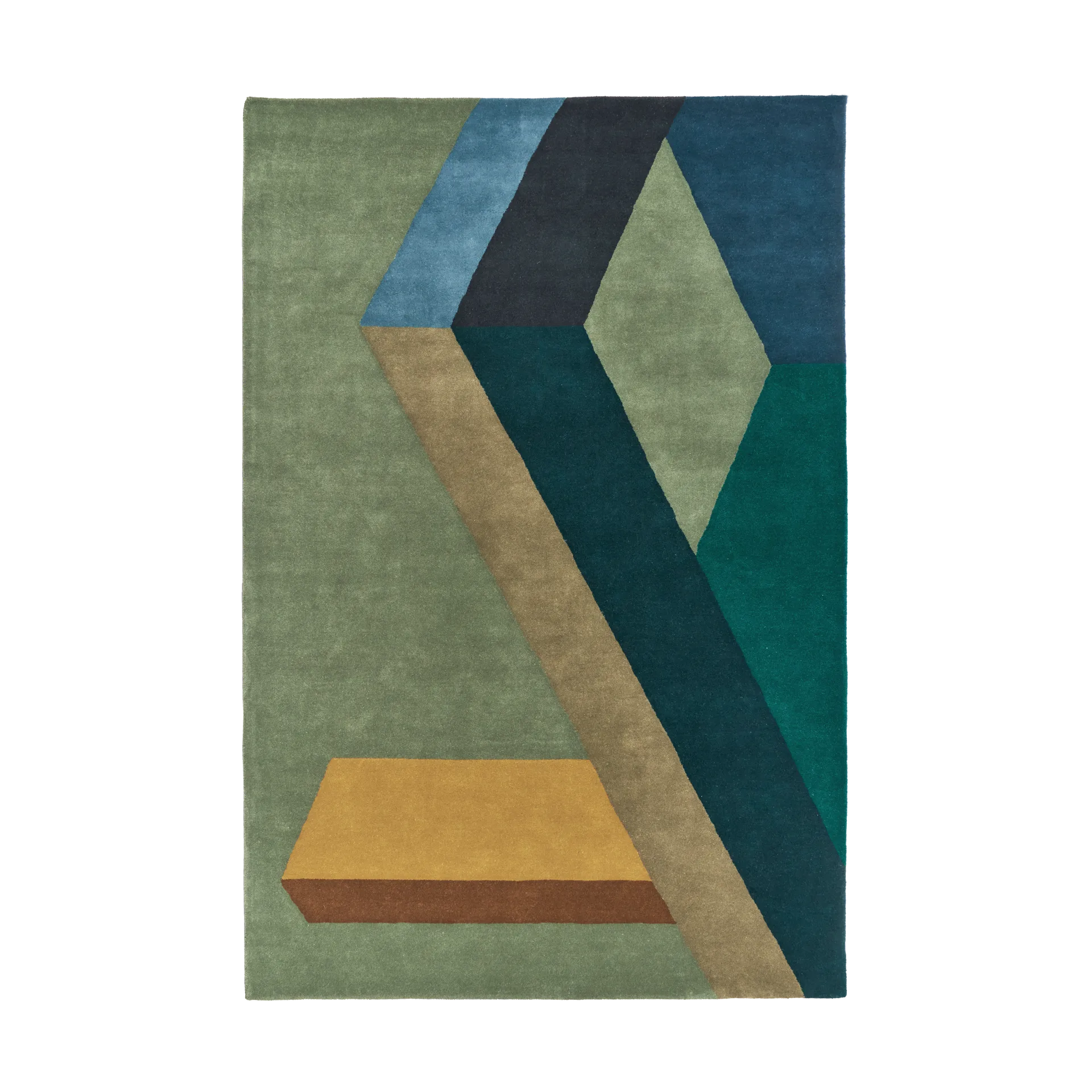 Tapis en laine ASPEKT Pavilion Petroleum, 250x350 cm NJRD