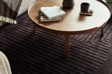 Tapis en laine Levels circles marron - 170x240 cm - NJRD