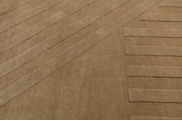 Tapis en laine Levels stripes beige - 170x240 cm - NJRD
